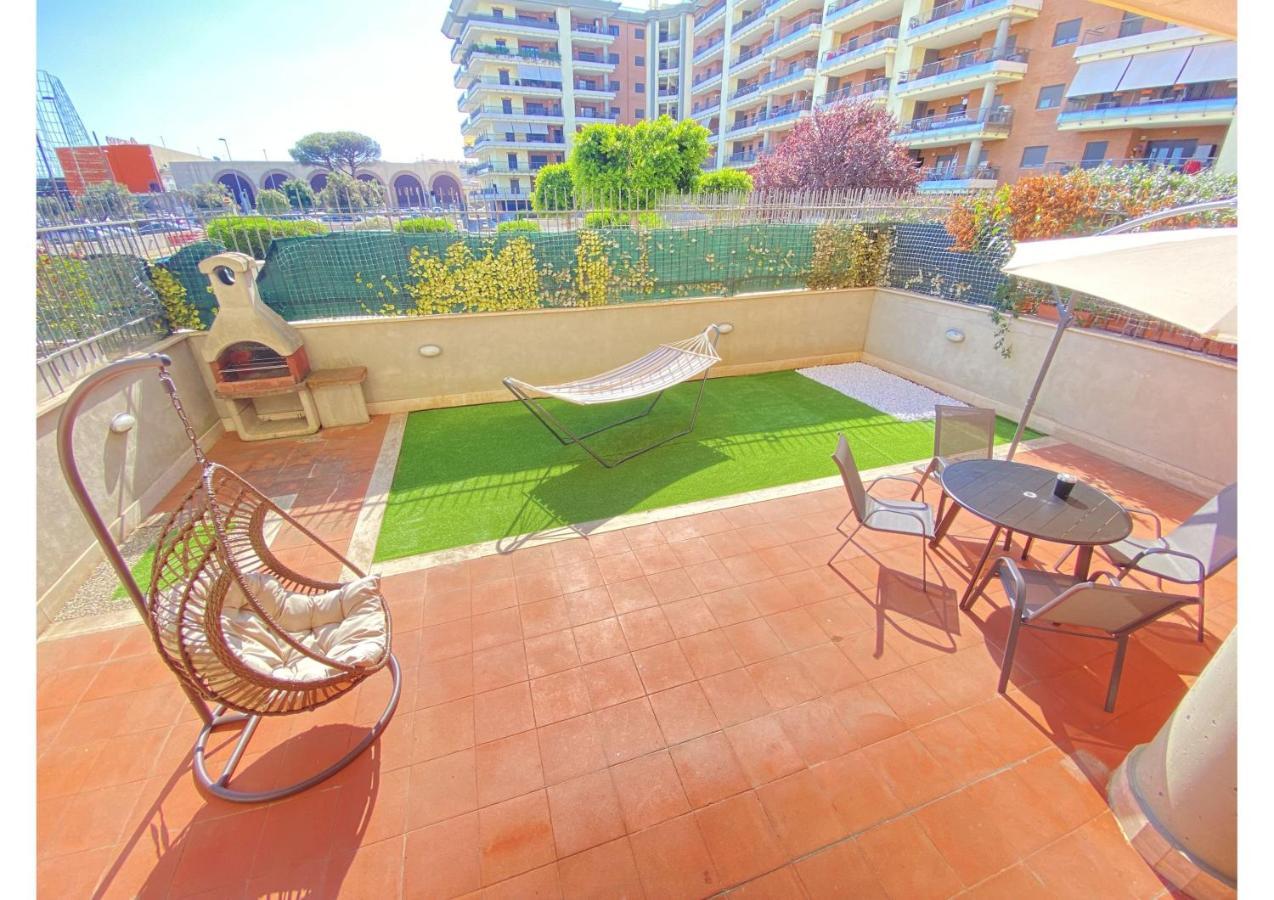 Sun Nest Apartment - Terrace & Garage Fiumicino Zewnętrze zdjęcie